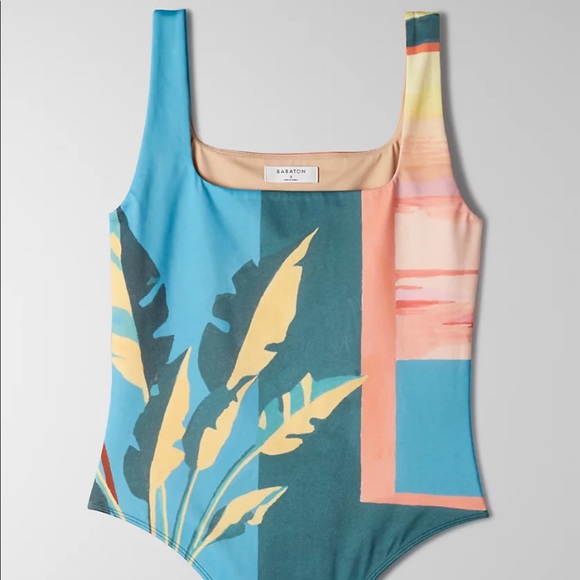 Babaton Contour Bodysuit Sunset Teal - Picture 3 of 5
